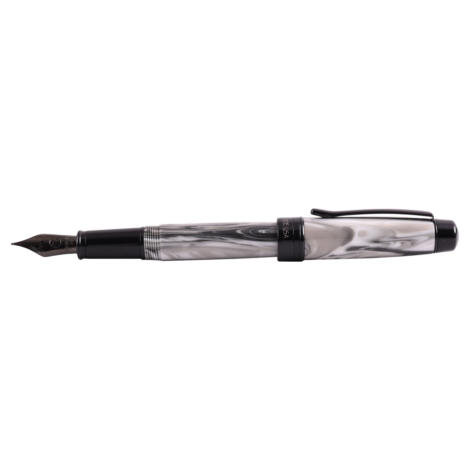 Monteverde Prima Fountain Pen - Grey Swirl BT 6