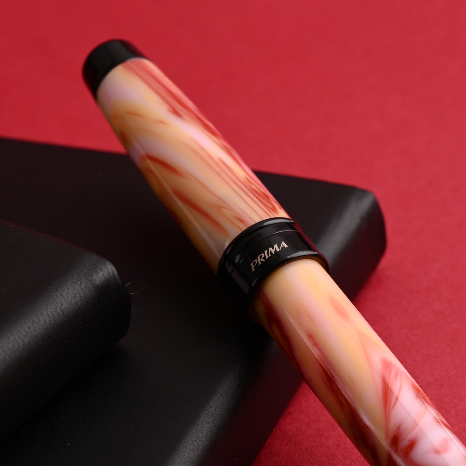 Monteverde Prima Fountain Pen - Red Swirl BT 11
