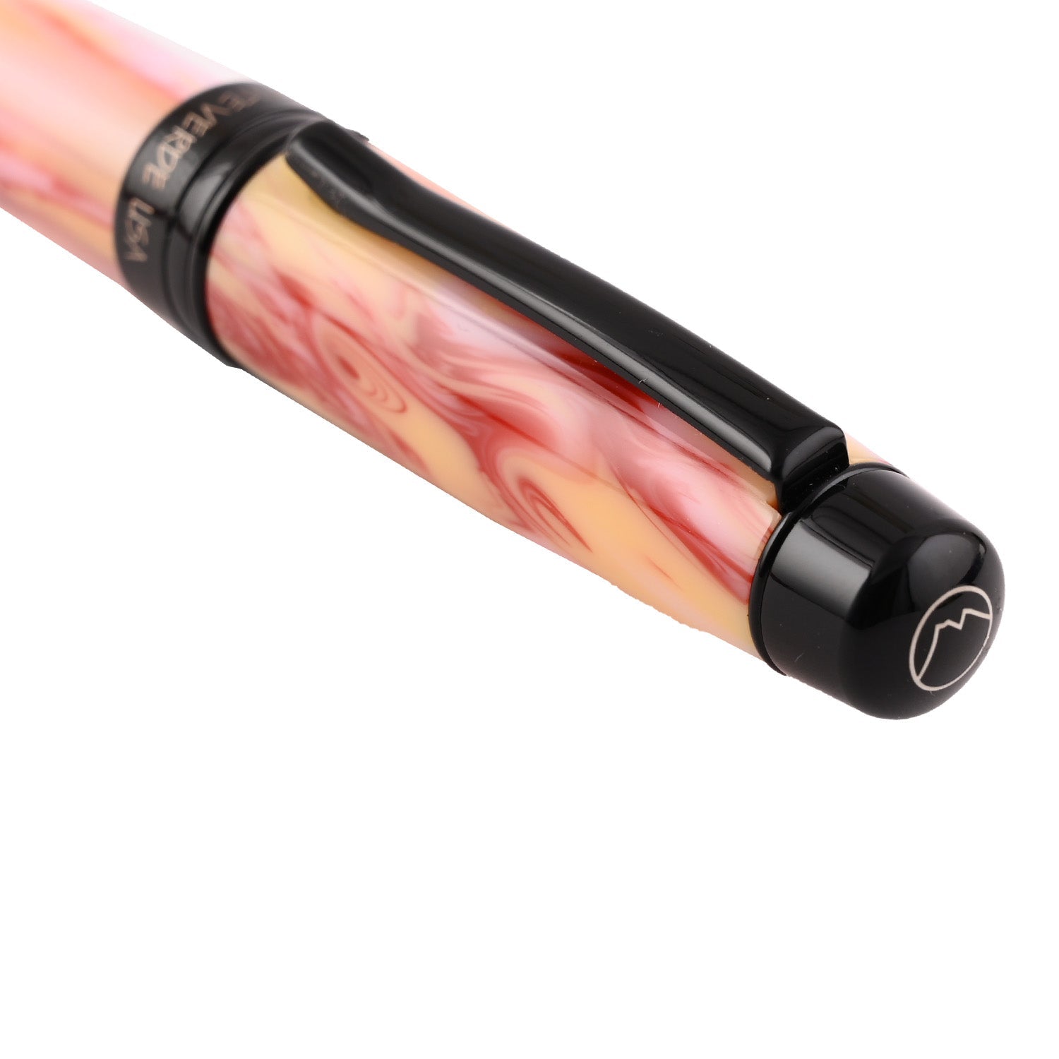 Monteverde Prima Fountain Pen - Red Swirl BT 3