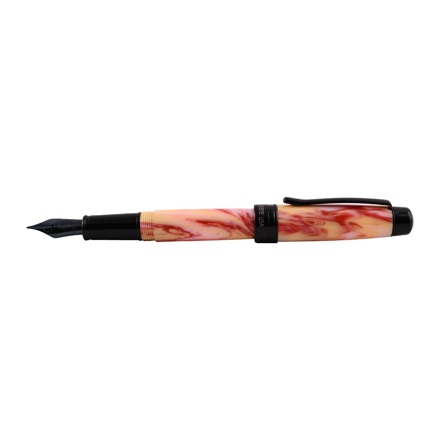 Monteverde Prima Fountain Pen - Red Swirl BT 6