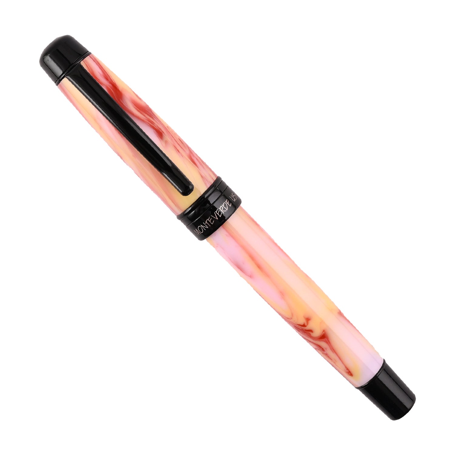 Monteverde Prima Fountain Pen - Red Swirl BT 8