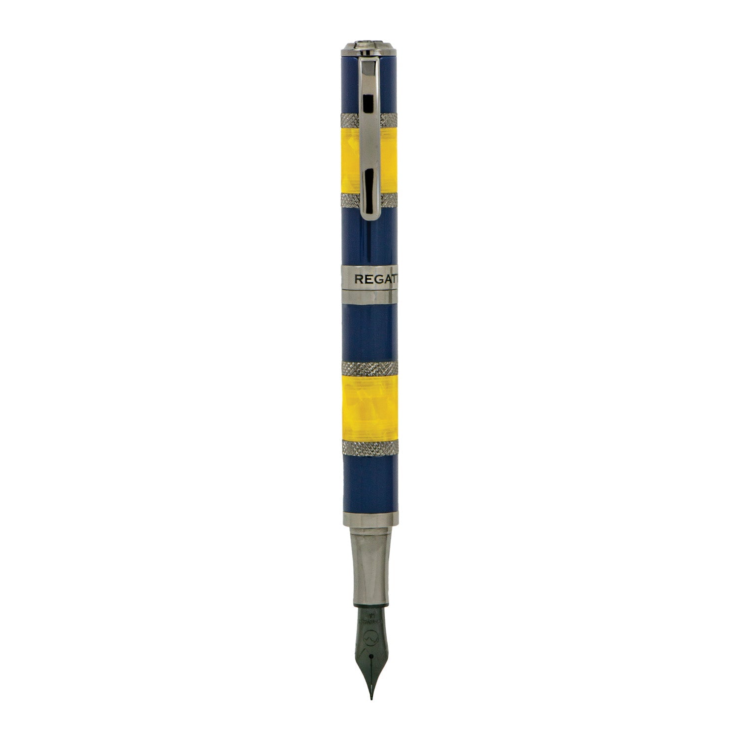 Monteverde Regatta Sport Fountain Pen - Blue Yellow 2