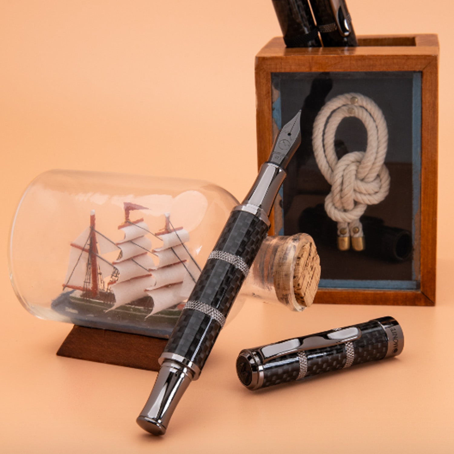 Monteverde Regatta Sport Fountain Pen - Carbon Fibre 3