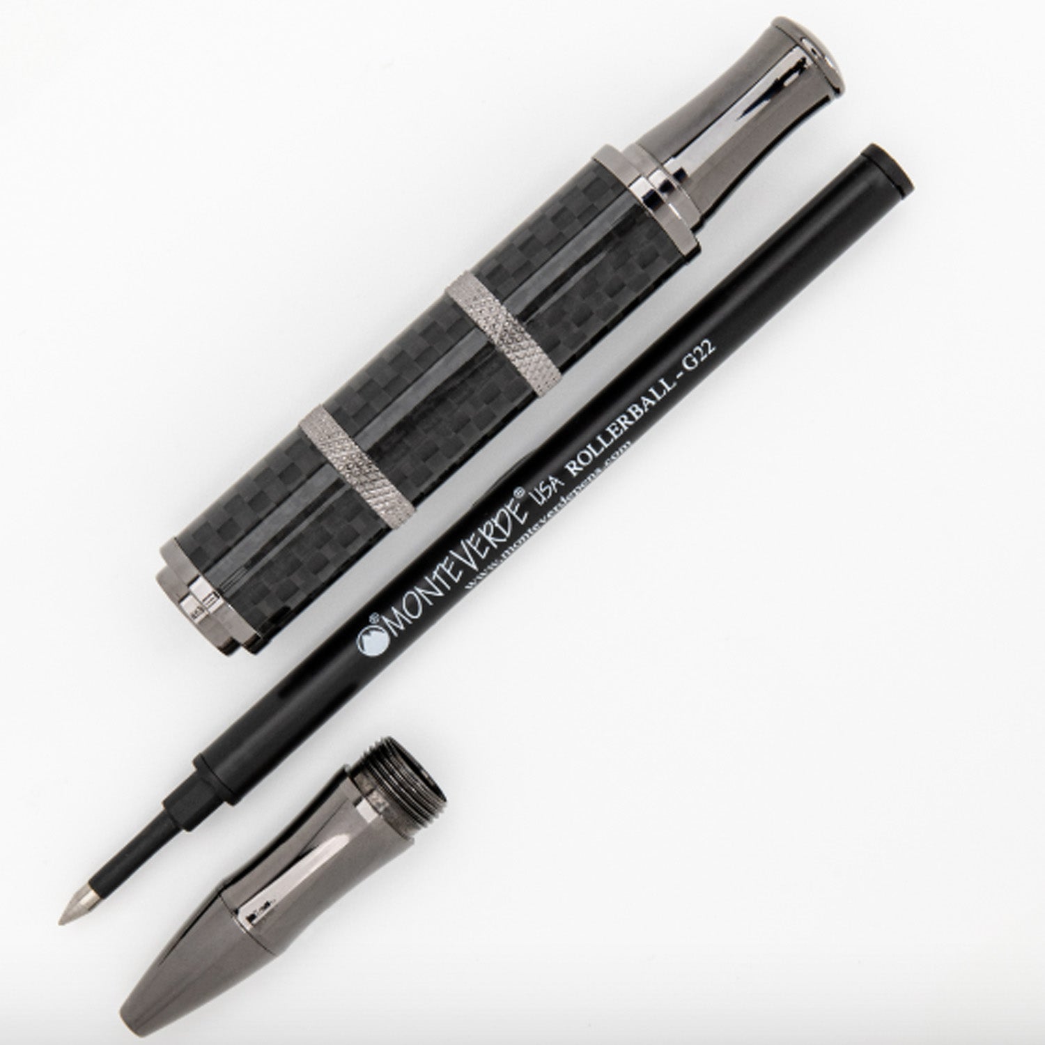 Monteverde Regatta Sport Roller Ball Pen - Carbon Fibre 2