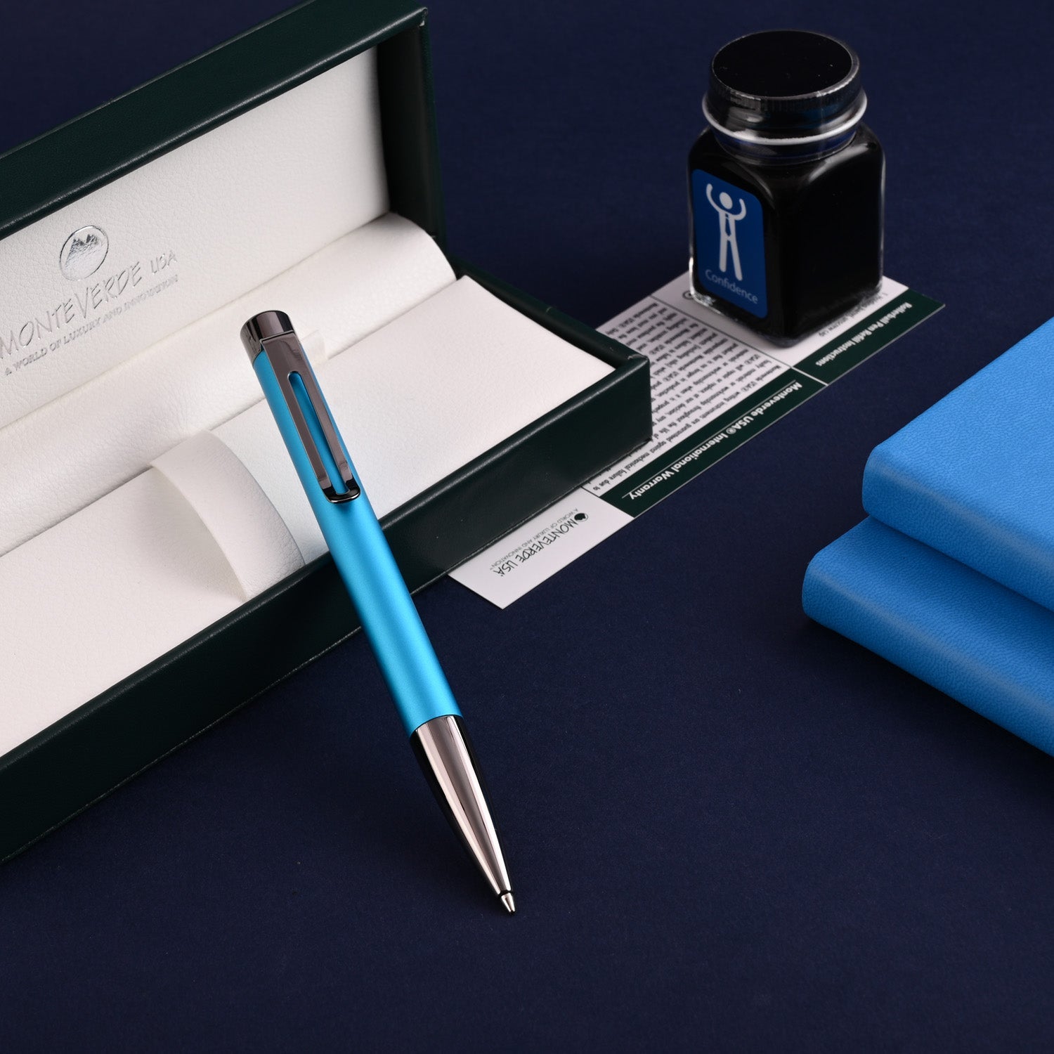 Monteverde Ritma Ball Pen - Turquoise 5