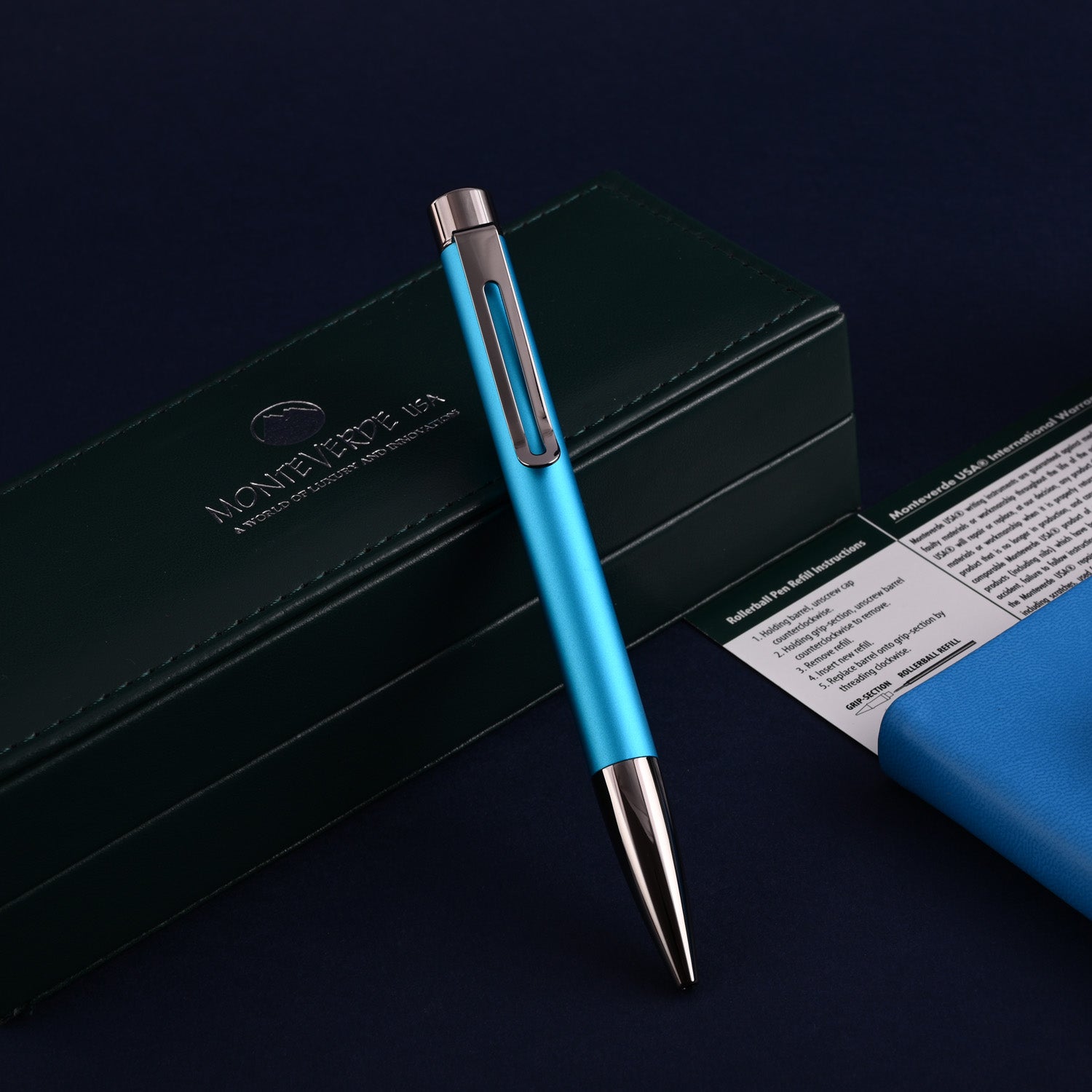 Monteverde Ritma Ball Pen - Turquoise 7