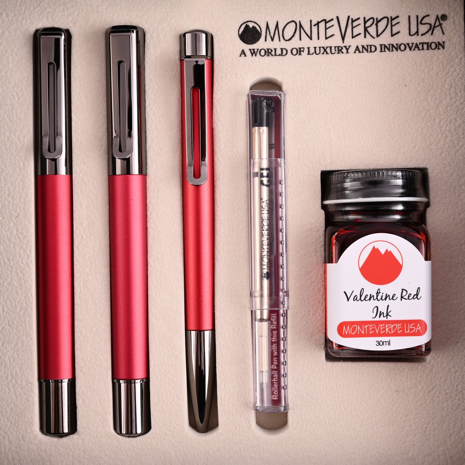Monteverde Ritma Gift Set of 5 - Red (Special Edition)