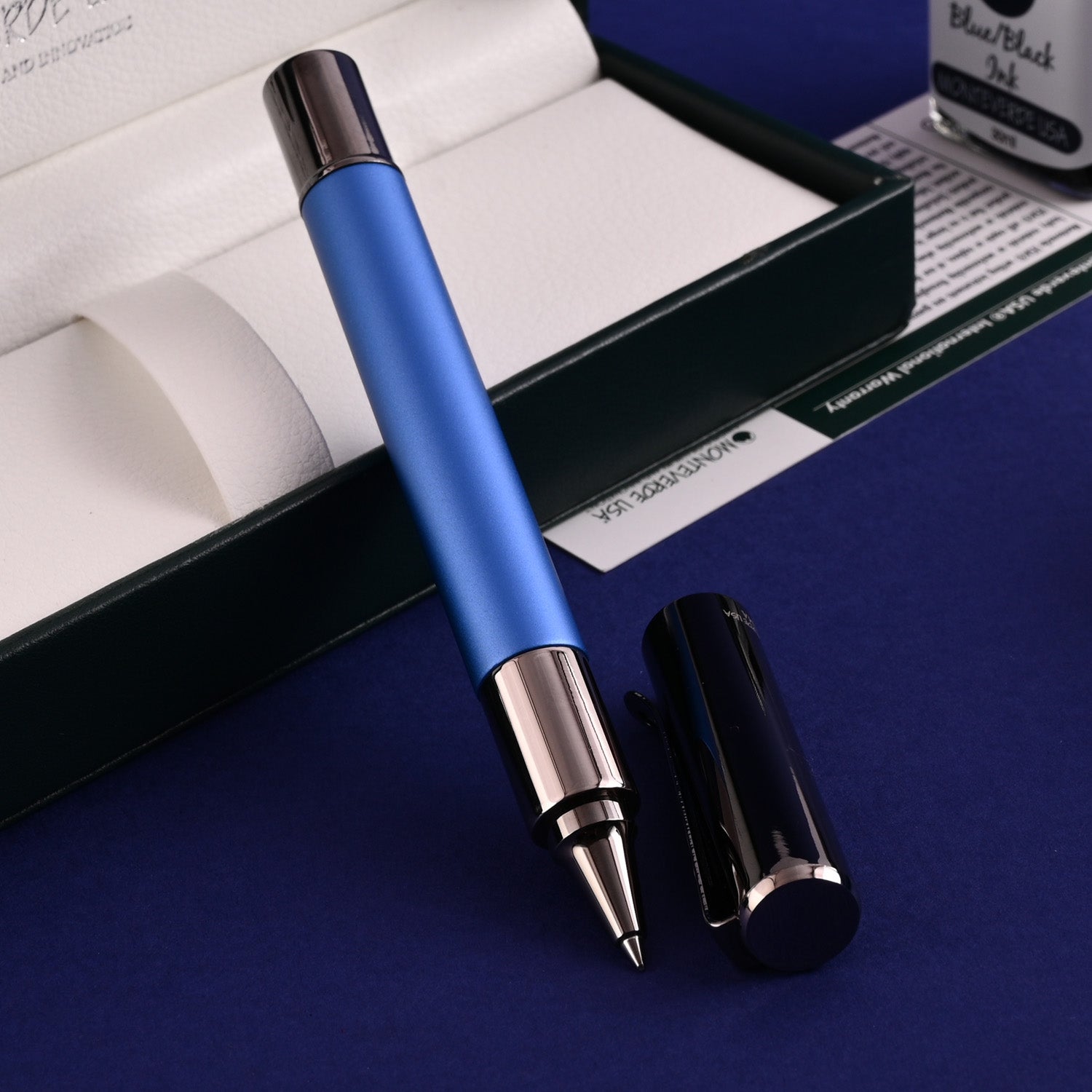 Monteverde Ritma Roller Ball Pen - Blue 7