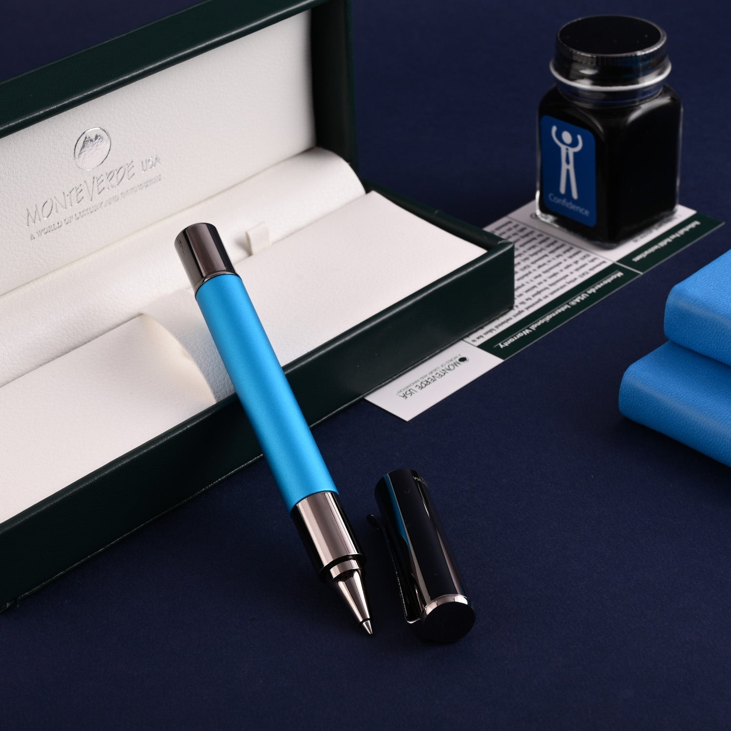 Monteverde Ritma Roller Ball Pen - Turquoise 7