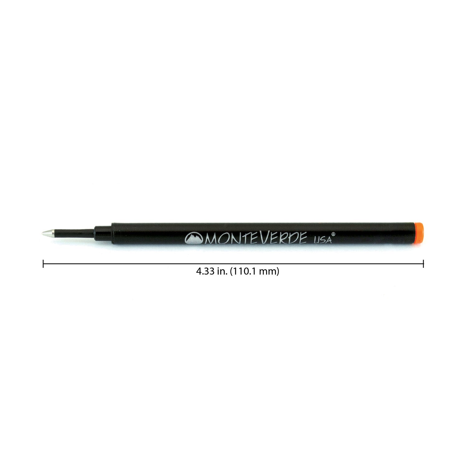 Monteverde Roller Ball Pen Refill - Medium - Orange - Pack of 2 3