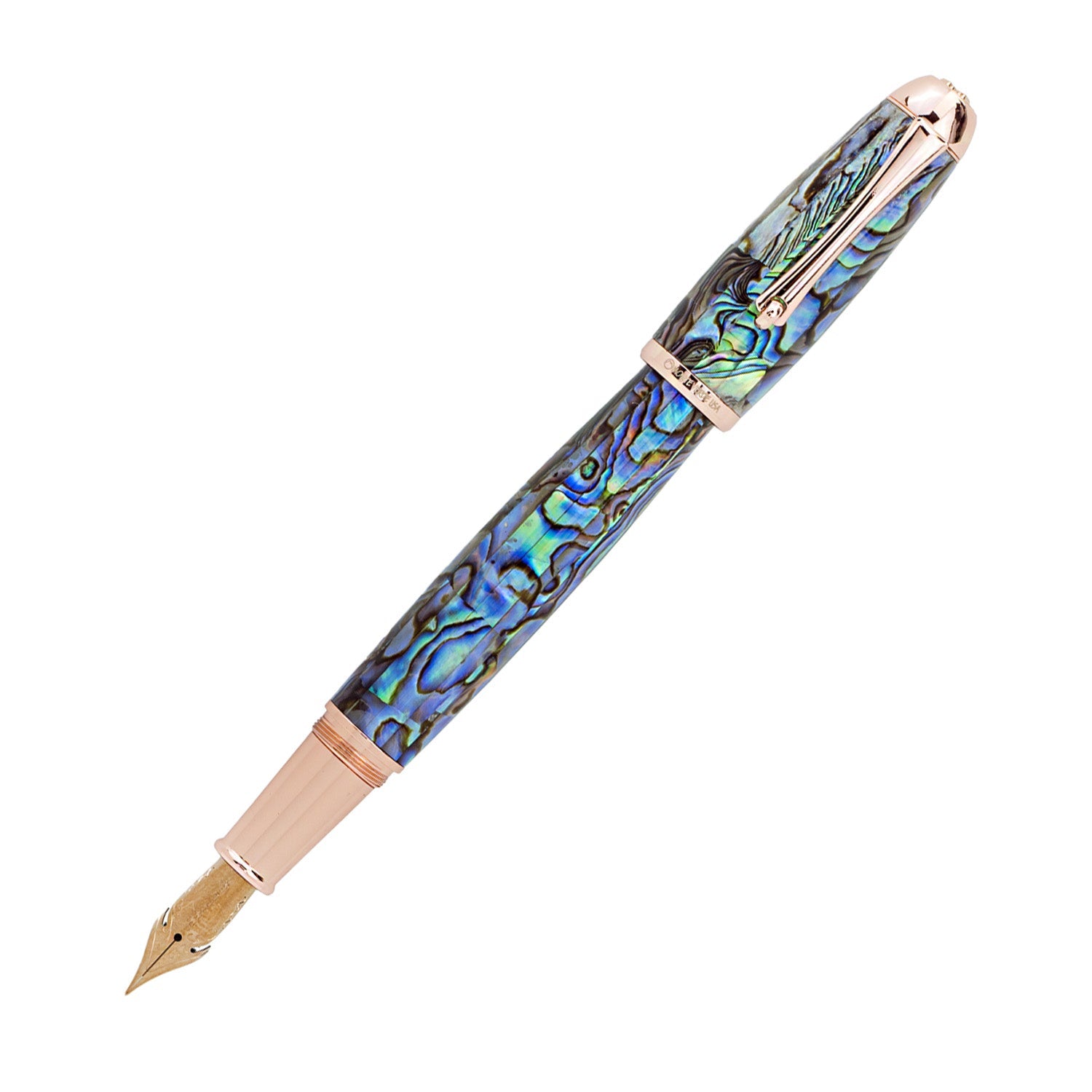 Monteverde Super Mega Abalone 14K Gold Fountain Pen - Rosegold (Limited Edition) 1
