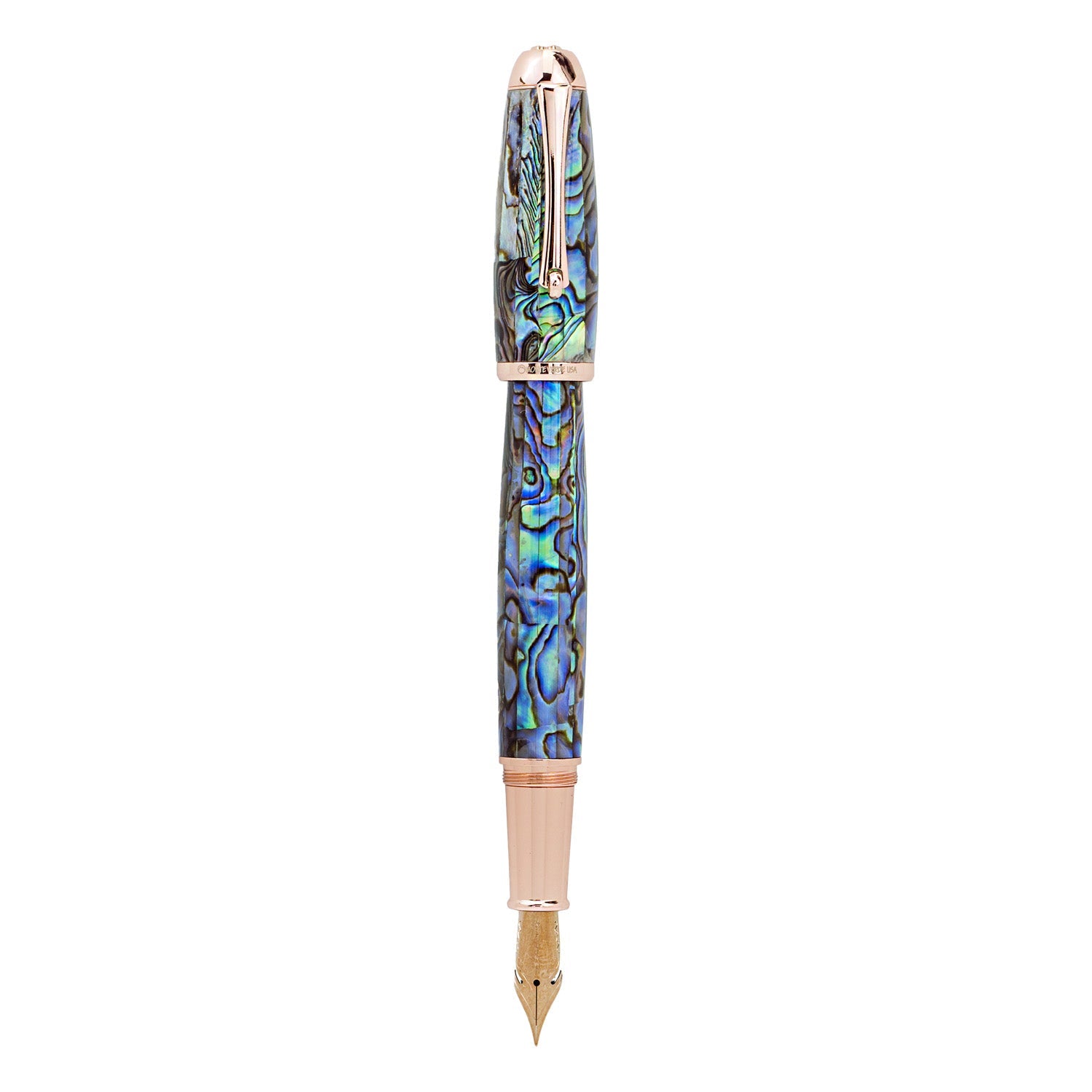 Monteverde Super Mega Abalone 14K Gold Fountain Pen - Rosegold (Limited Edition) 2