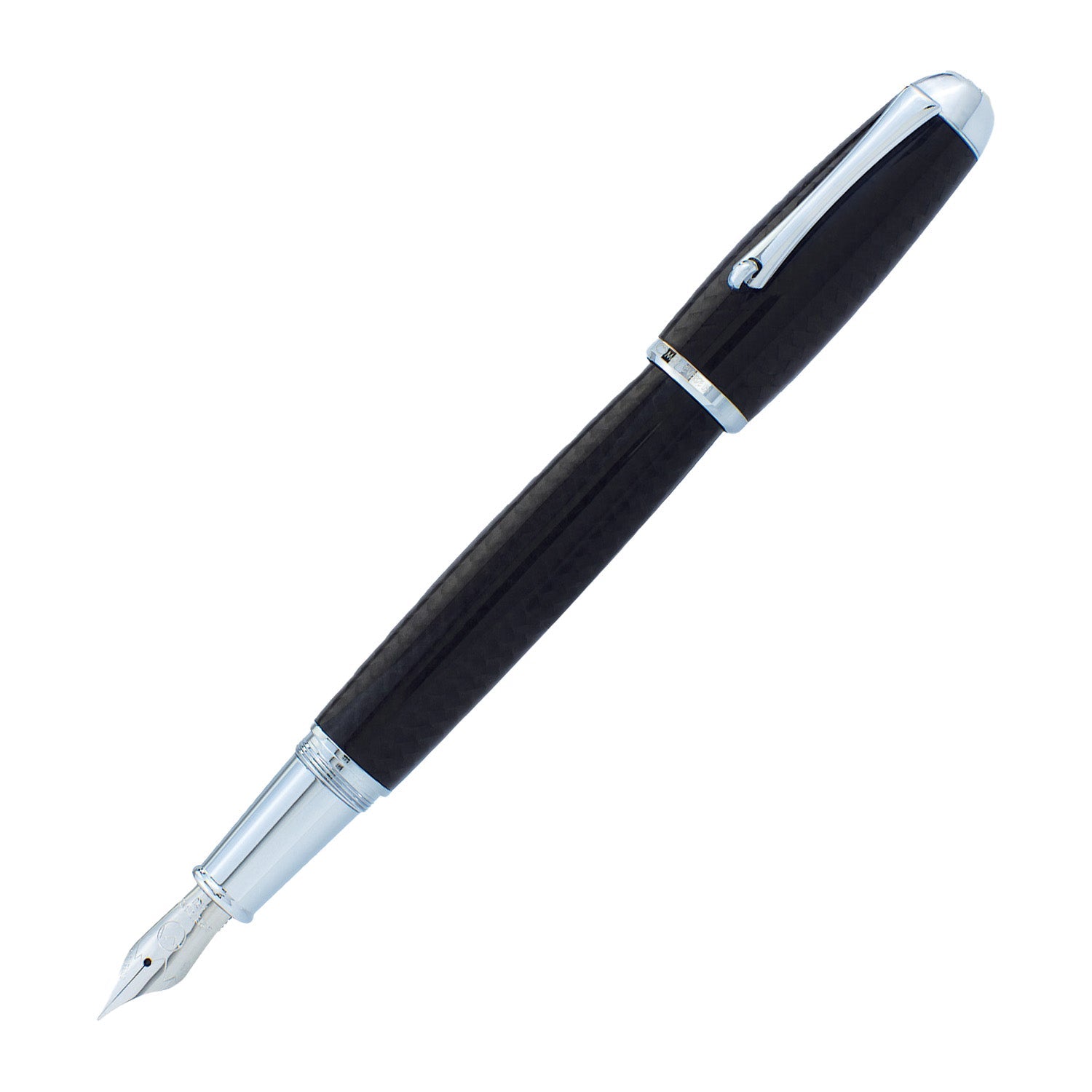 Monteverde Super Mega Carbon Fibre Fountain Pen - Black CT 4