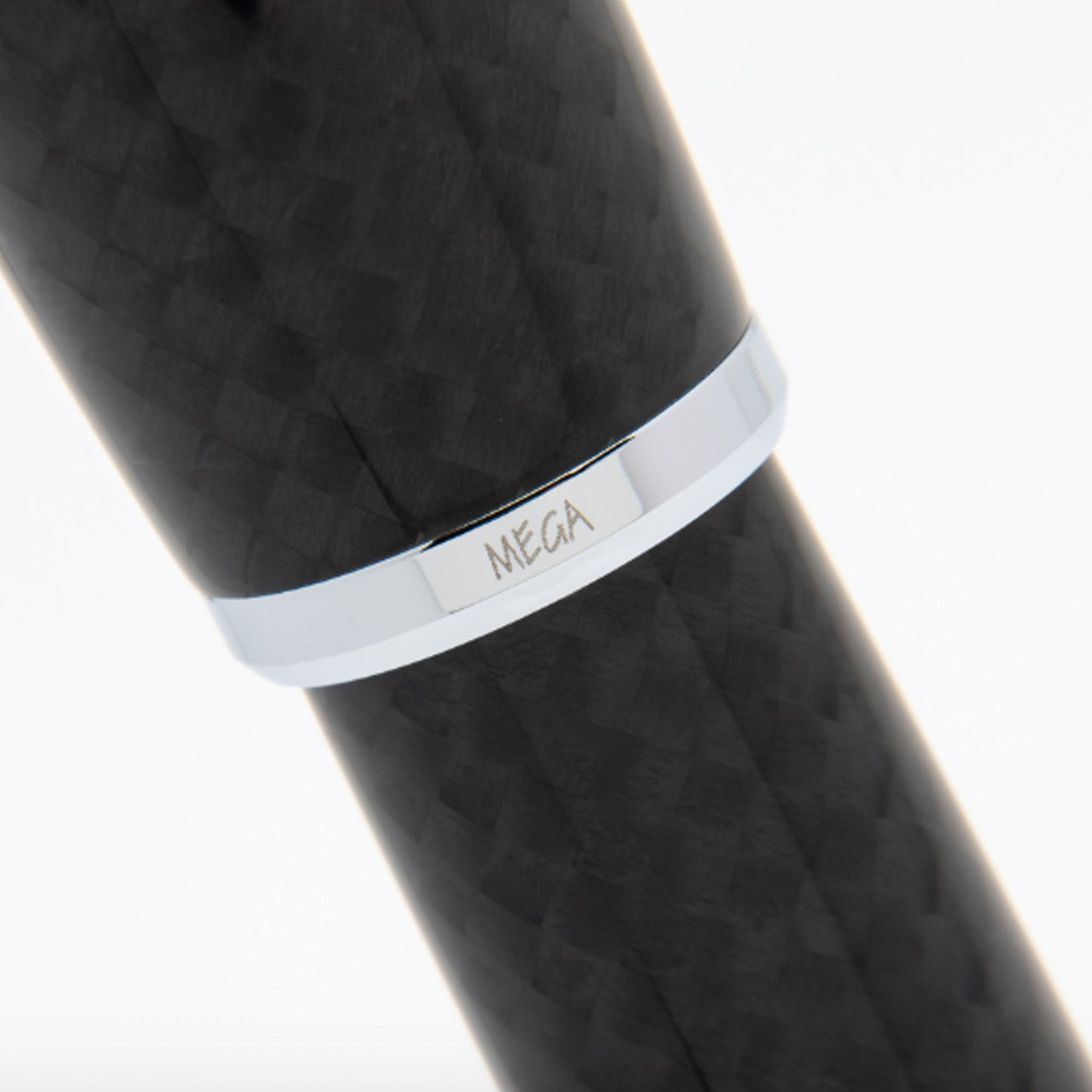 Monteverde Super Mega Carbon Fibre Fountain Pen - Black CT 9