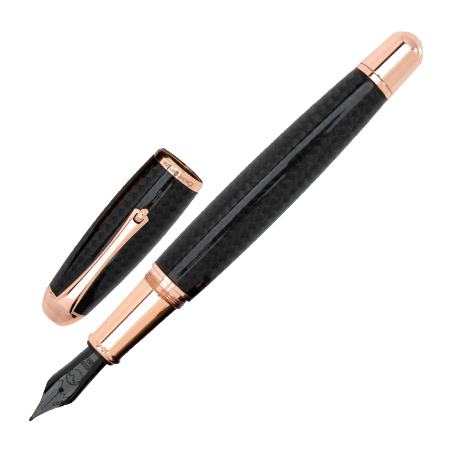 Monteverde Super Mega Carbon Fibre Fountain Pen - Black RGT 1