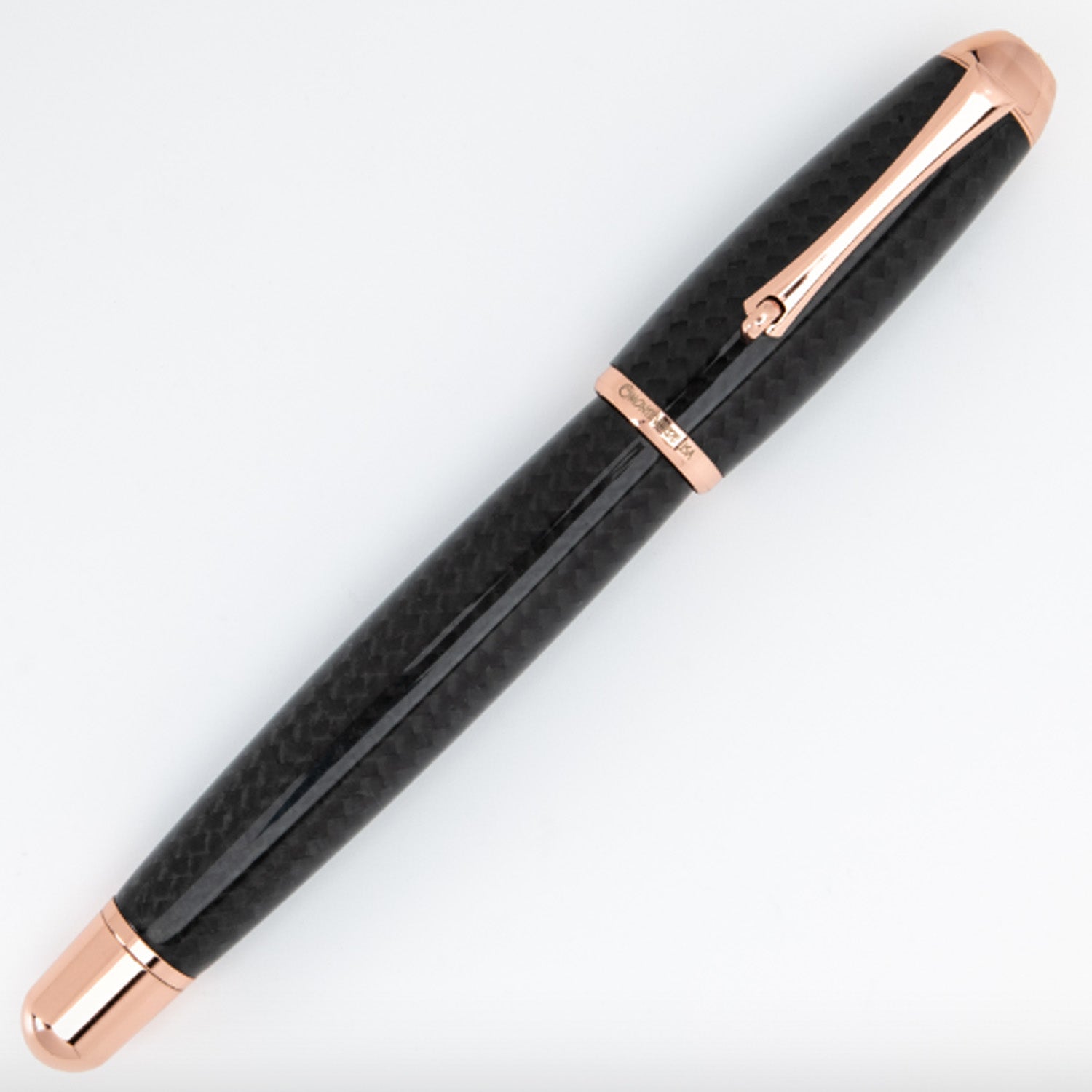 Monteverde Super Mega Carbon Fibre Fountain Pen - Black RGT 12