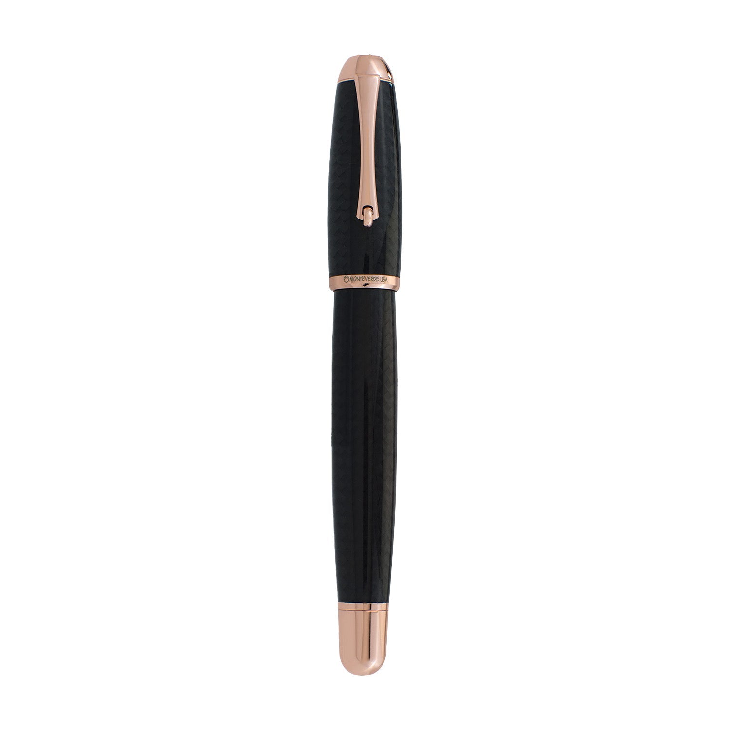 Monteverde Super Mega Carbon Fibre Fountain Pen - Black RGT 13