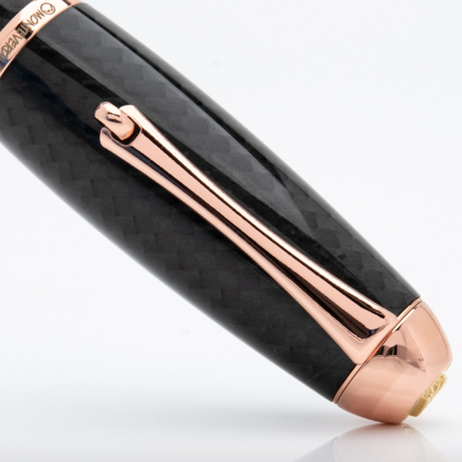 Monteverde Super Mega Carbon Fibre Fountain Pen - Black RGT 9