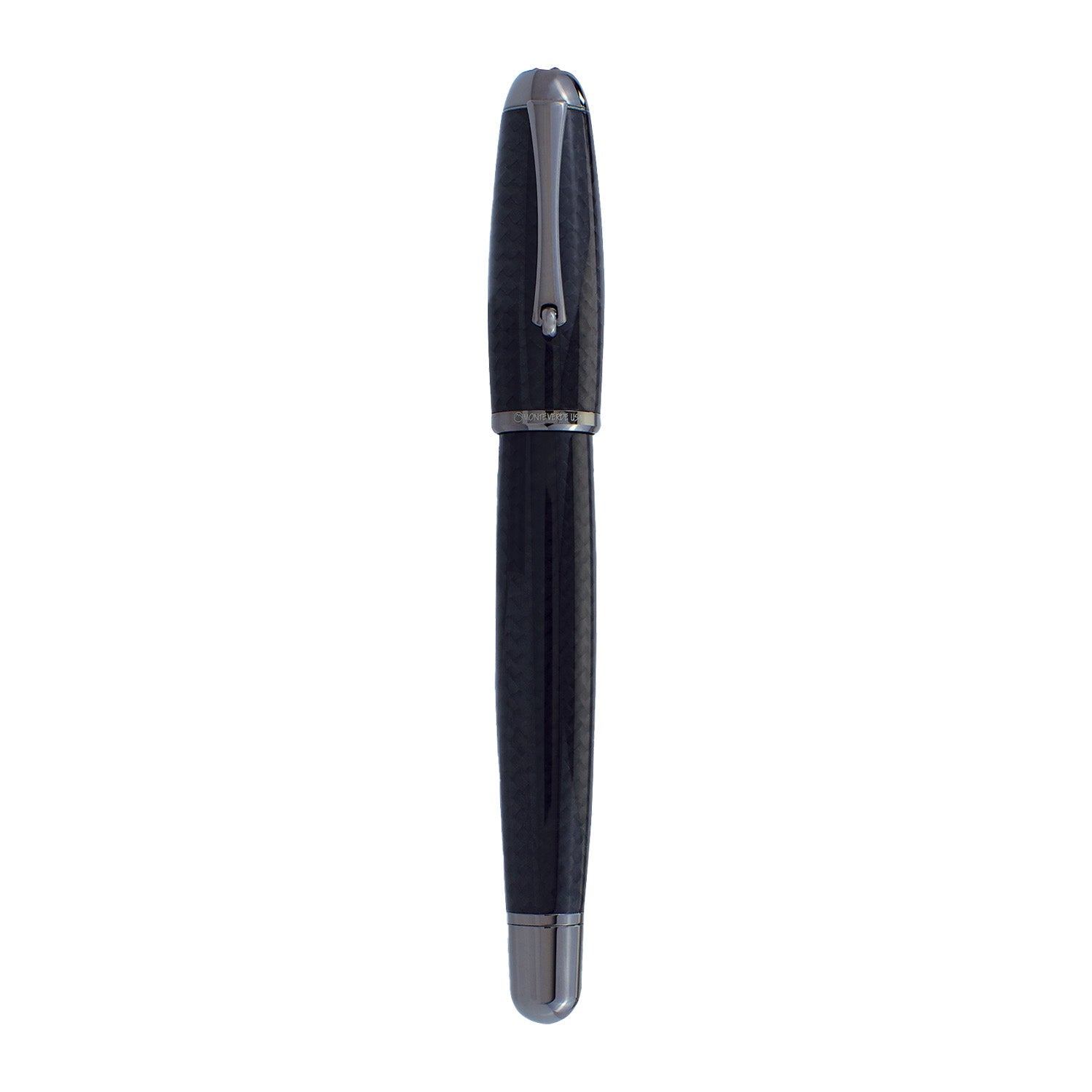 Monteverde Super Mega Carbon Fibre Fountain Pen - Black RT 13