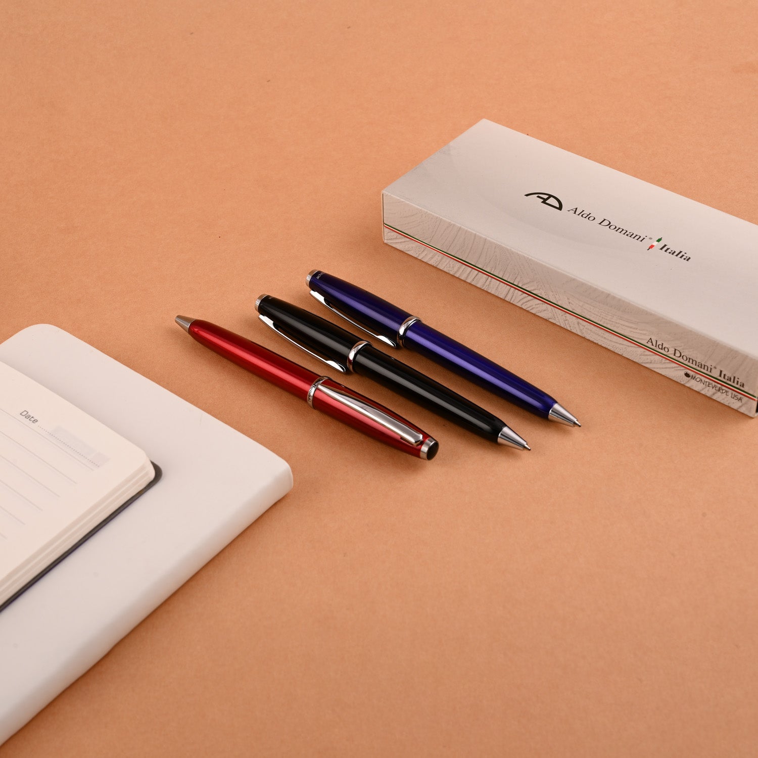 Monteverde Aldo Domani Ball Pen - Black CT 10
