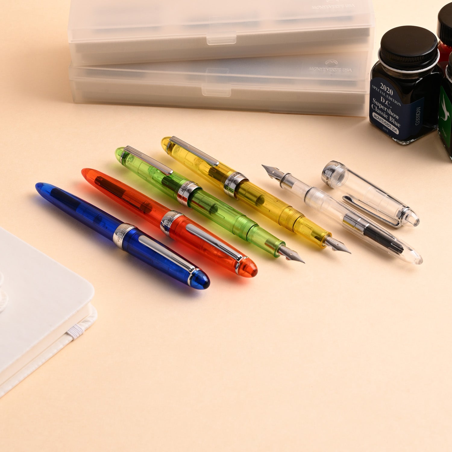 Monteverde Monza ID Fountain Pen - Orange CT 20