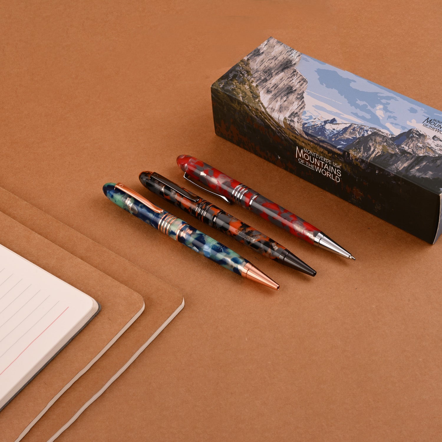 Monteverde Mountains of the World Ball Pen - Ruby CT 11