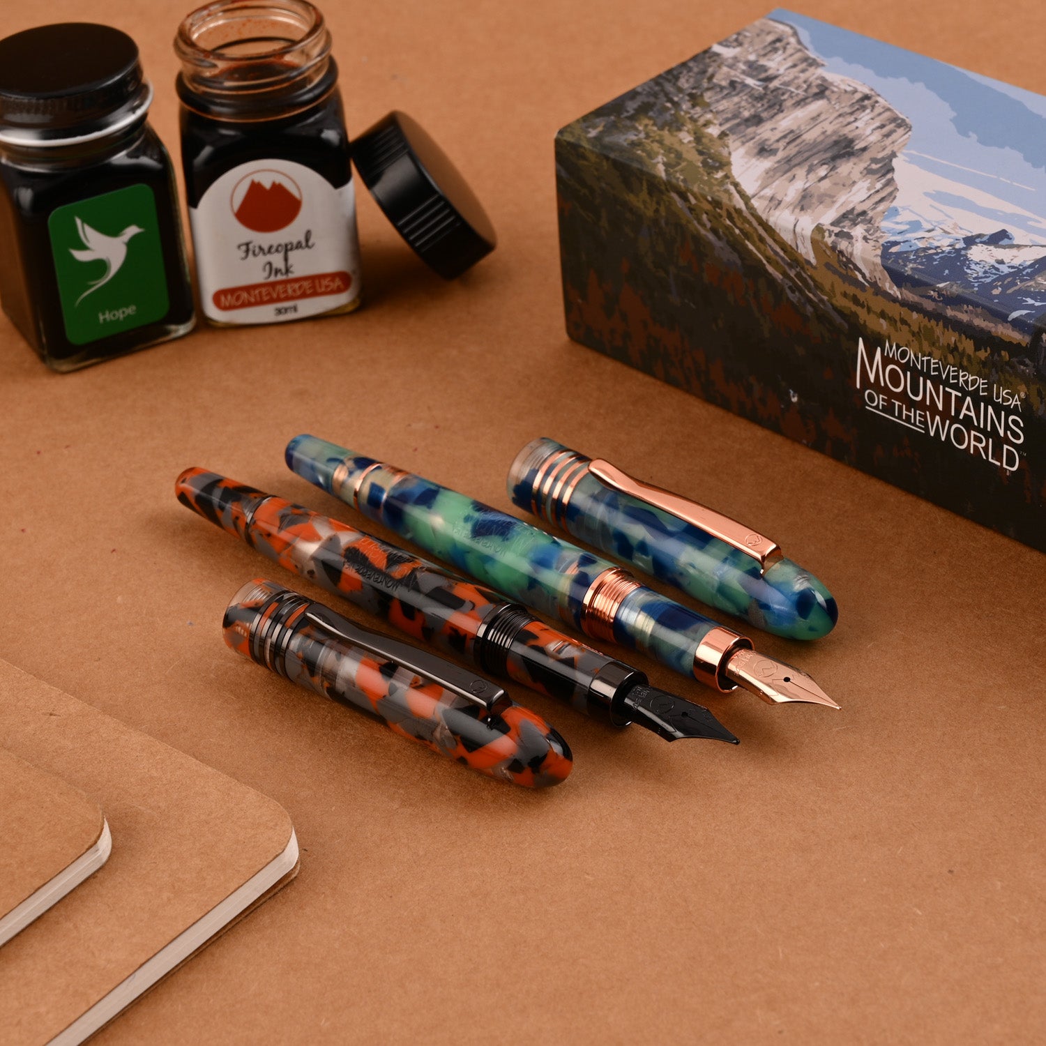 Monteverde Mountains of the World Fountain Pen - Ruby CT 6