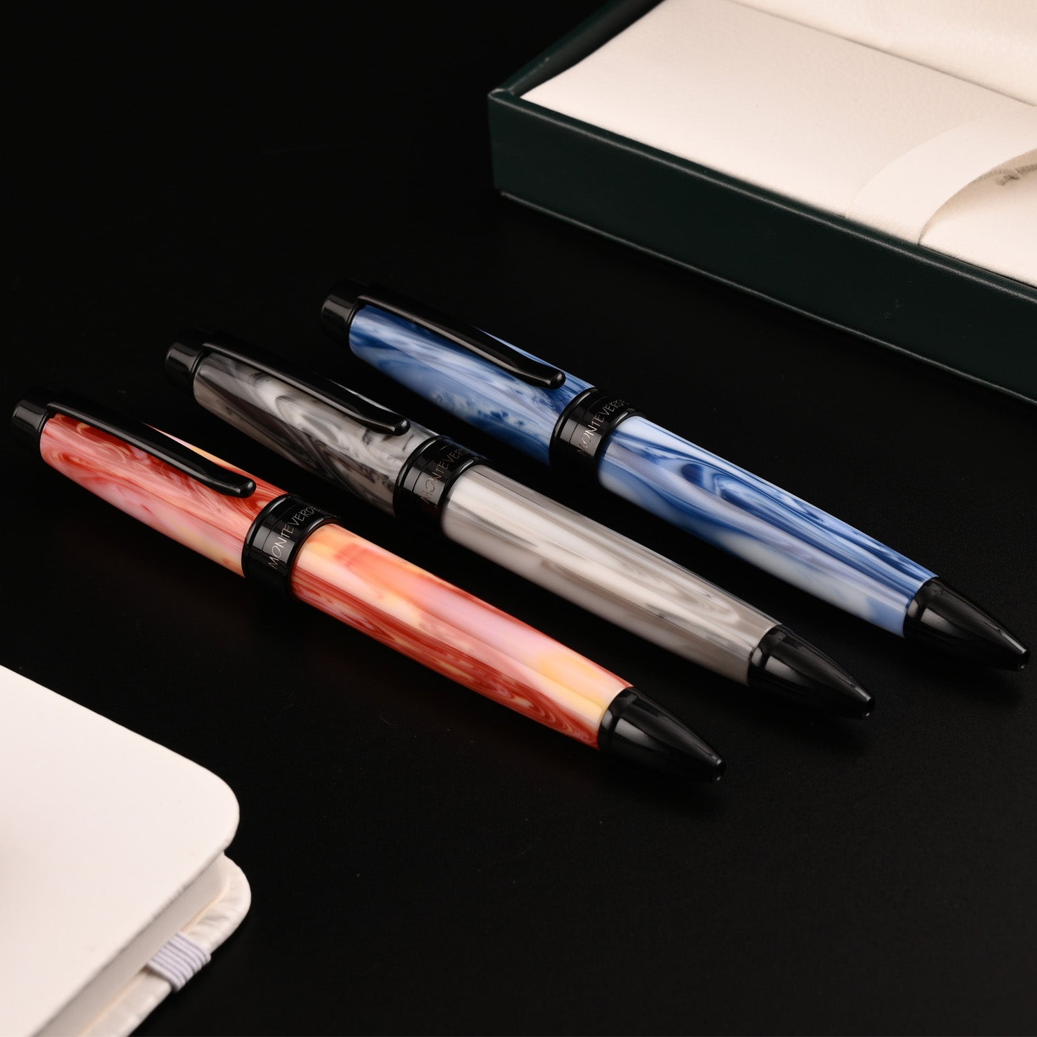 Monteverde Prima Ball Pen - Grey Swirl BT 11