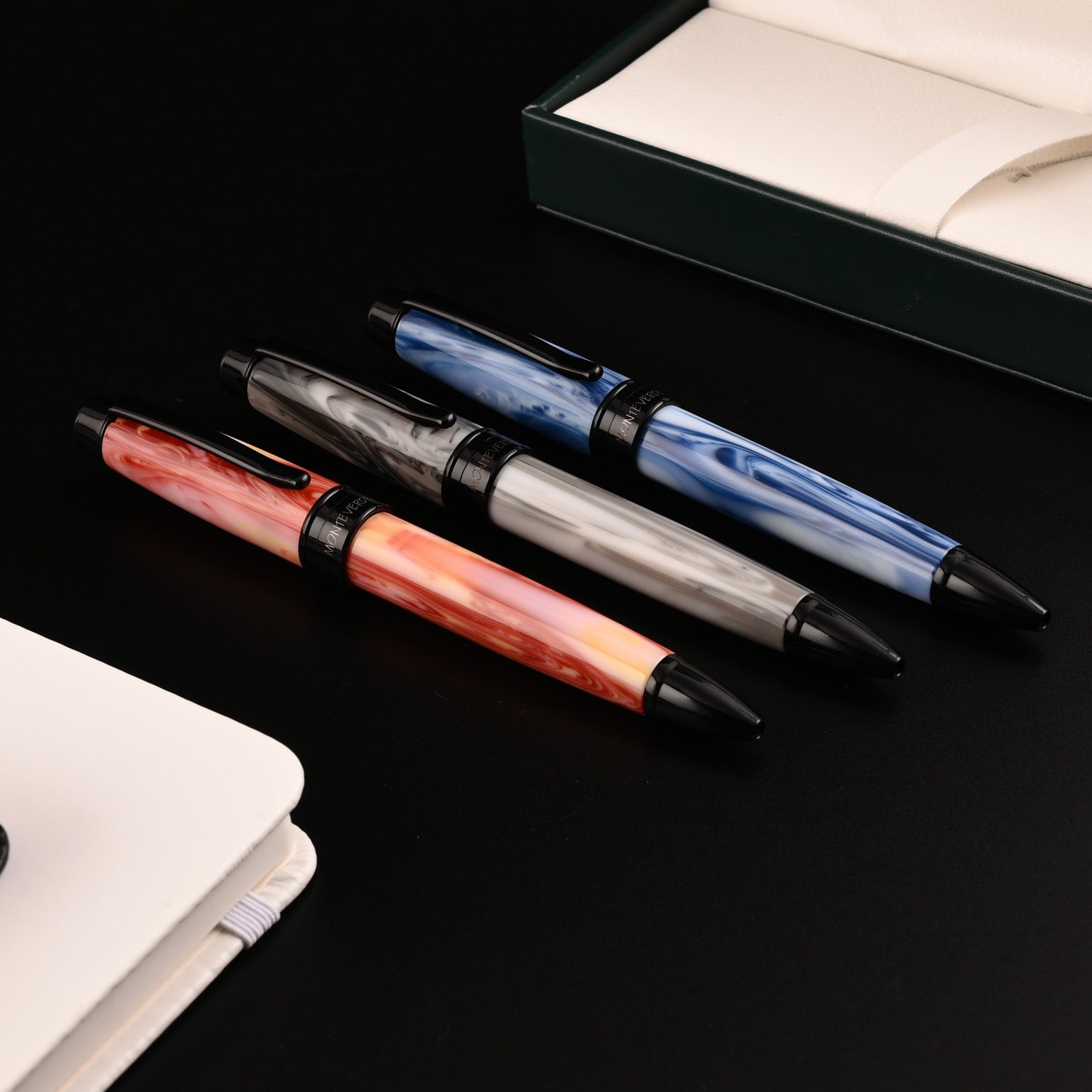 Monteverde Prima Ball Pen - Red Swirl BT 13