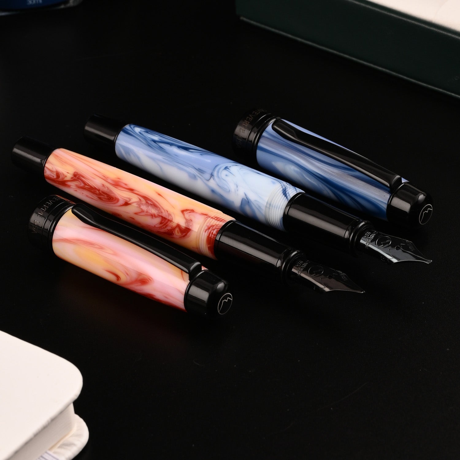 Monteverde Prima Fountain Pen - Grey Swirl BT 16