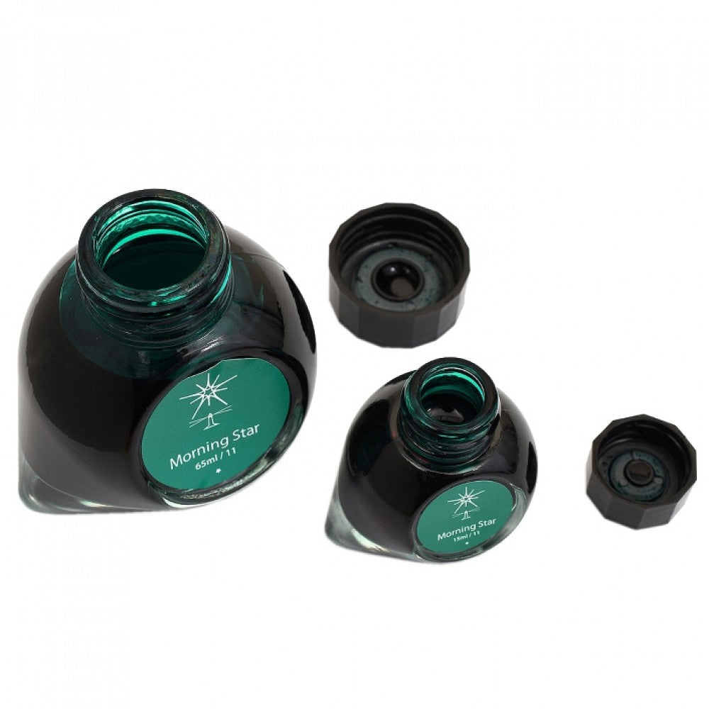 Colorverse Ink | Spaceward Series | Morning Star | Turquoise | 65ml & 15ml | 2 Bottle Set - penpencilink