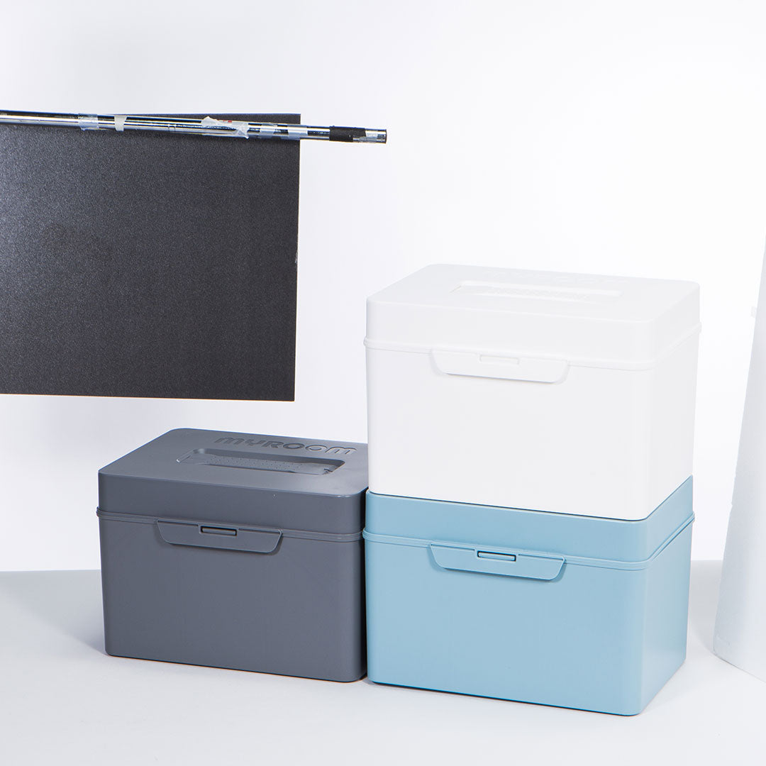 Litem | Multi Utility Storage Box With Lid | Orgnaizer | White |My Cube|  For Office & Home