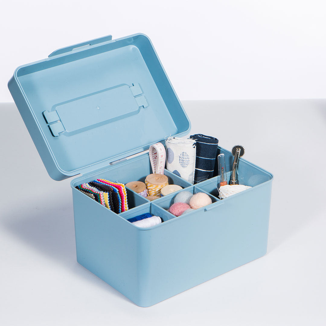 Litem | Multi Utility Storage Box With Lid | Orgnaizer | White |My Cube|  For Office & Home