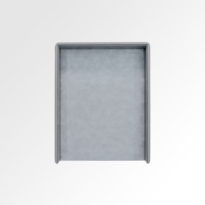 Unmet Desire A4 Paper Tray / Letter Tray | Faux Leather | Moderno | Grey