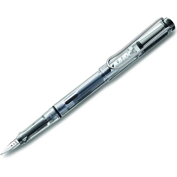 Lamy Vista 012 Fountain Pen Medium Transparent With Chrome Plated Clip