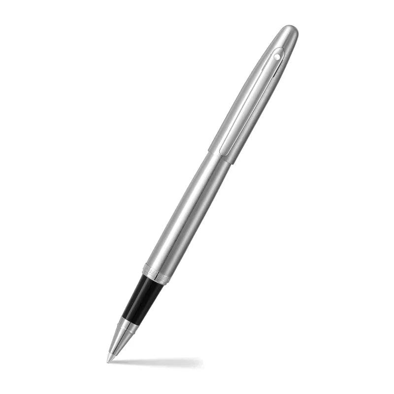 Sheaffer VFM 9426 Brushed Chrome With Chrome Trim Rollerball Pen