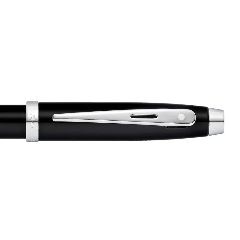 Sheaffer 9317 Gift 100 Matte Black with Chrome Plated Trim Fountain Pen Medium Nib