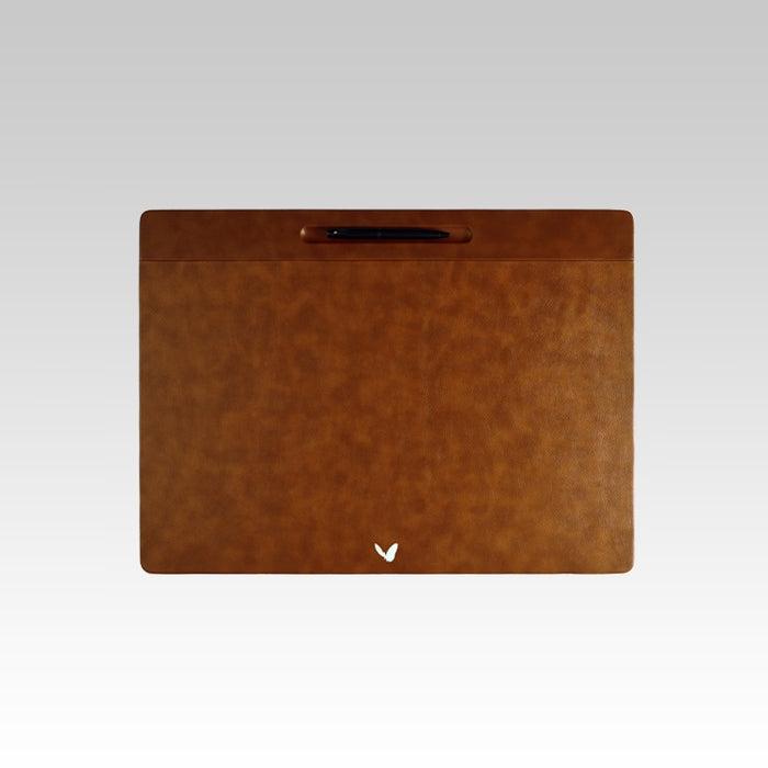 Unmet Desire 22x16 Inches Rigid Desk Blotter Pen Plus | Classic | Tan