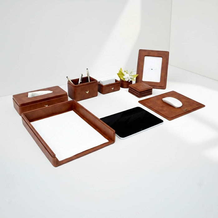 Unmet Desire Desk Set | Light | SO8 | Classic | Tan