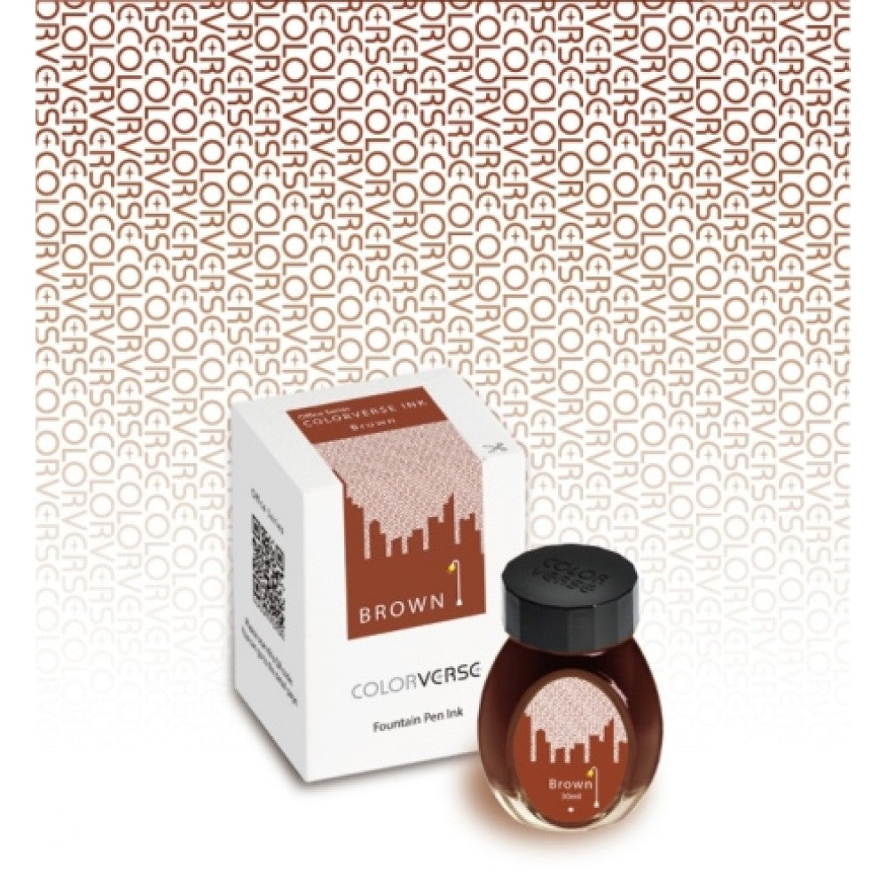 Colorverse | Office Series | Fountain Pen Ink | Brown | 30ml - penpencilink