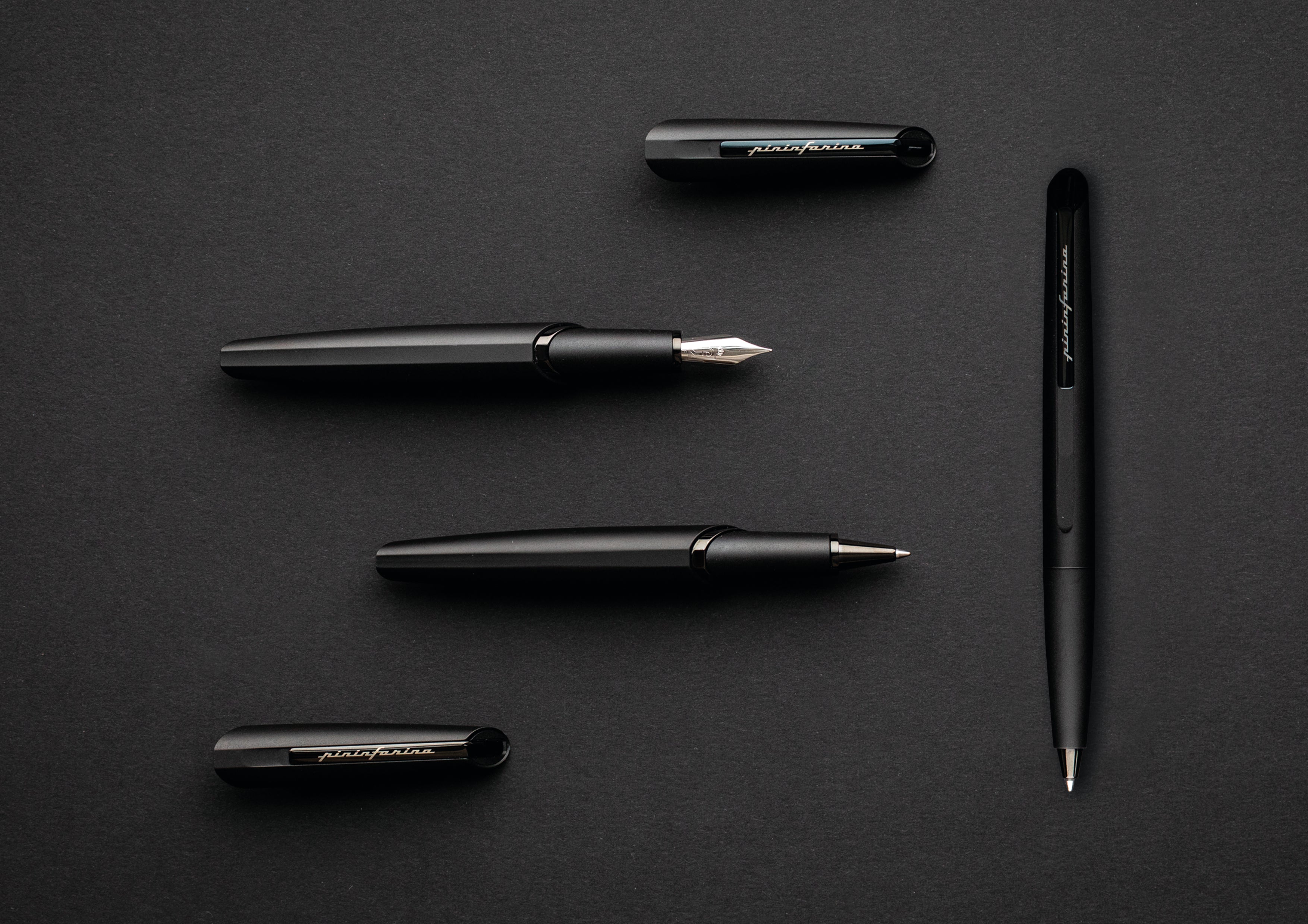 Pininfarina | Pf Two | Fountain Pen | Black | Medium