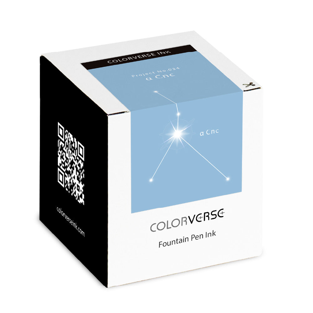 Colorverse | Blue | Fountain Pen Ink Bottled | Project Ink | α  Cnc- 65ml