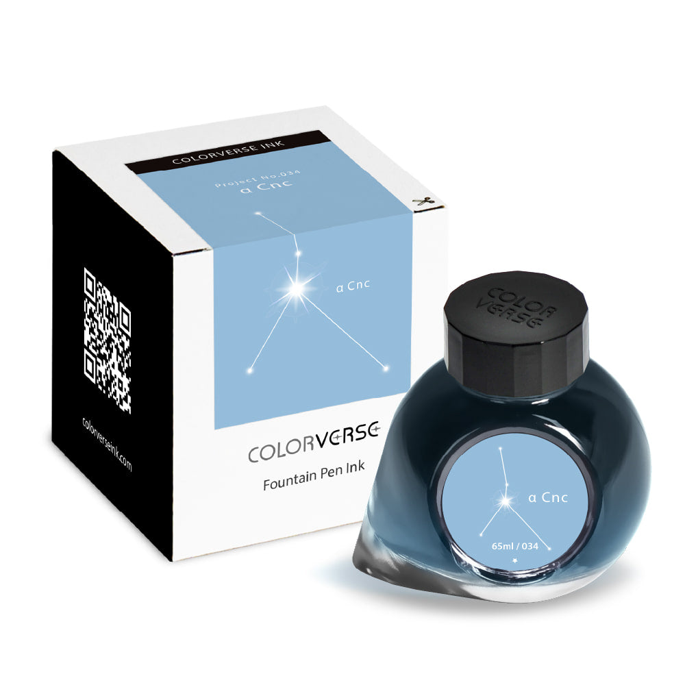 Colorverse | Blue | Fountain Pen Ink Bottled | Project Ink | α  Cnc- 65ml