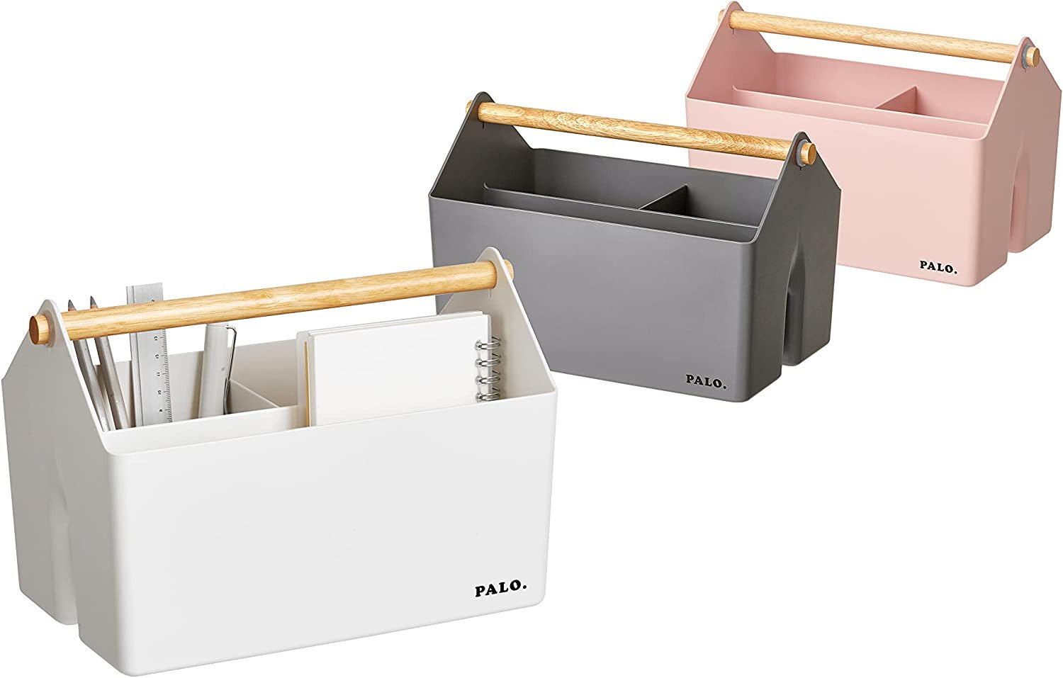 Litem | Multi Utility Storage Basket | Ivory |  Palo | For Office Home & Kitchen