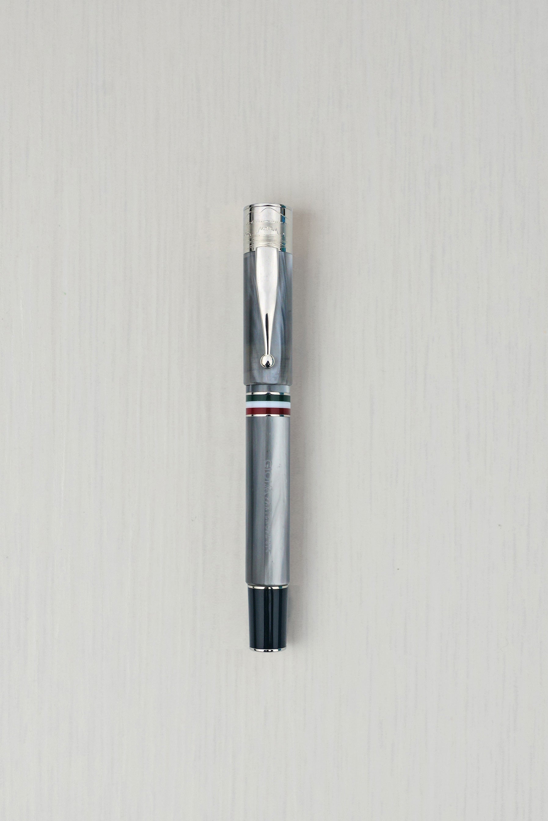 GIOIA | Fountain Pen & Rollerball Pen |Partenope |Madreperla Pearl Rhodium Trims