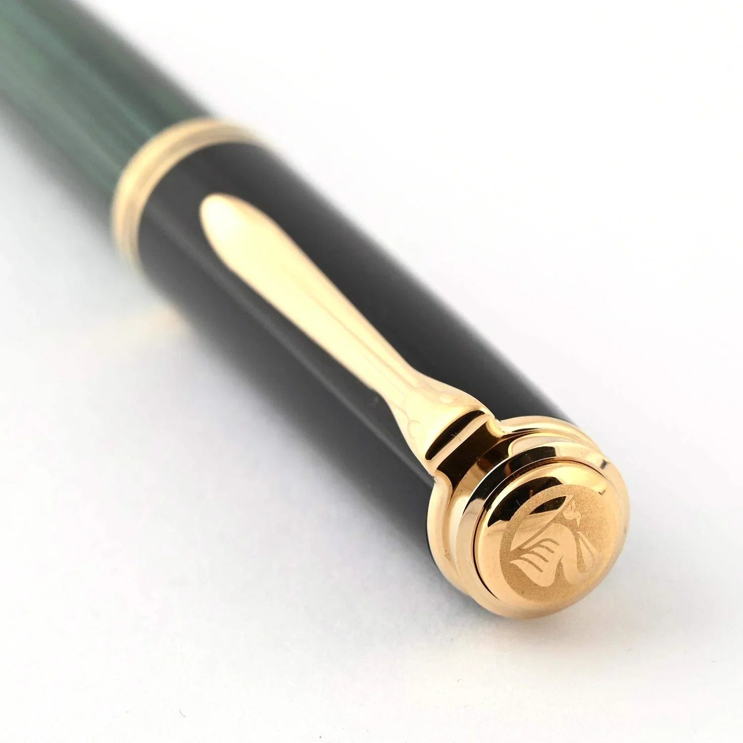Pelikan Souveran M1000 Fountain Pen – Black & Green GT