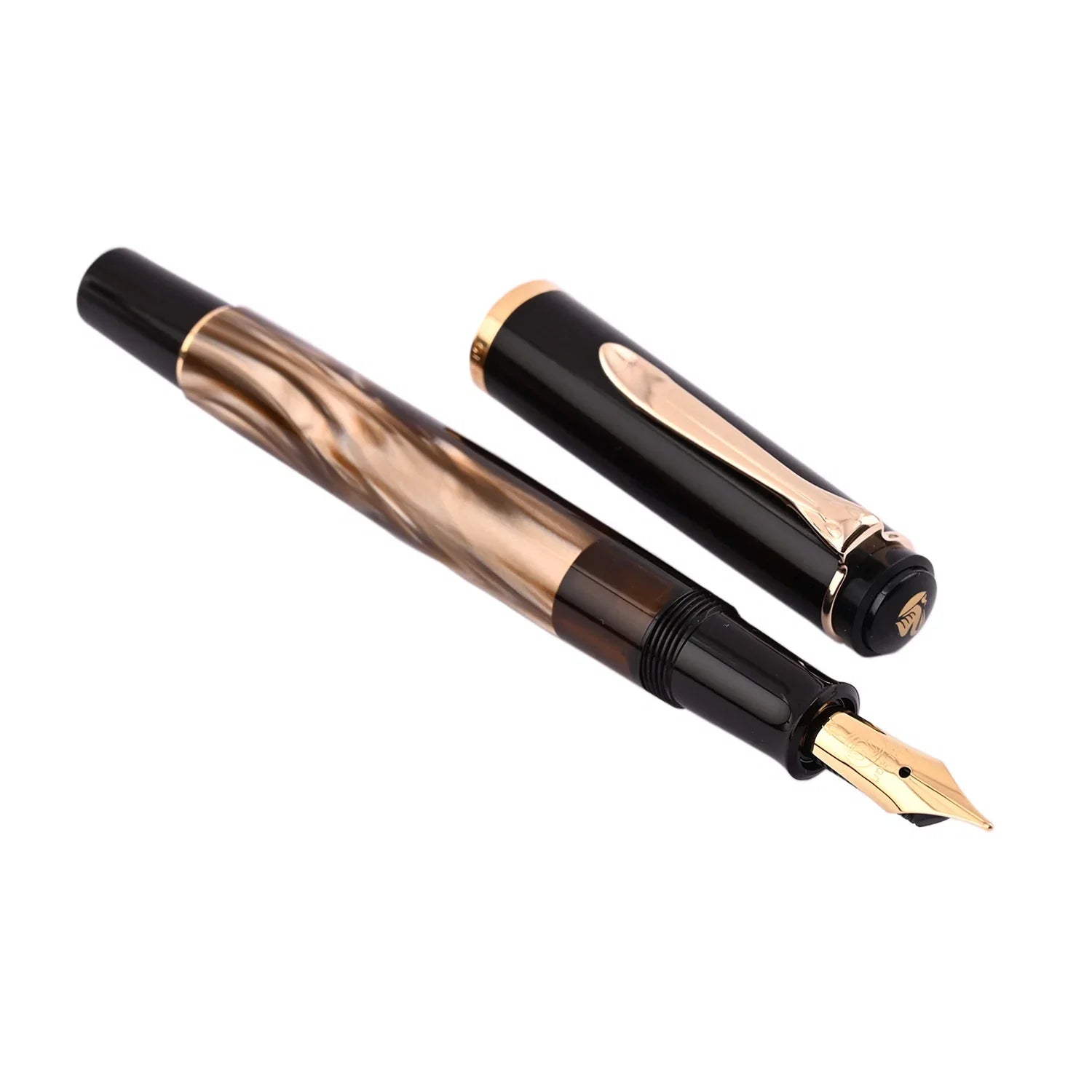 Pelikan M200 Fountain Pen – Brown Marbled