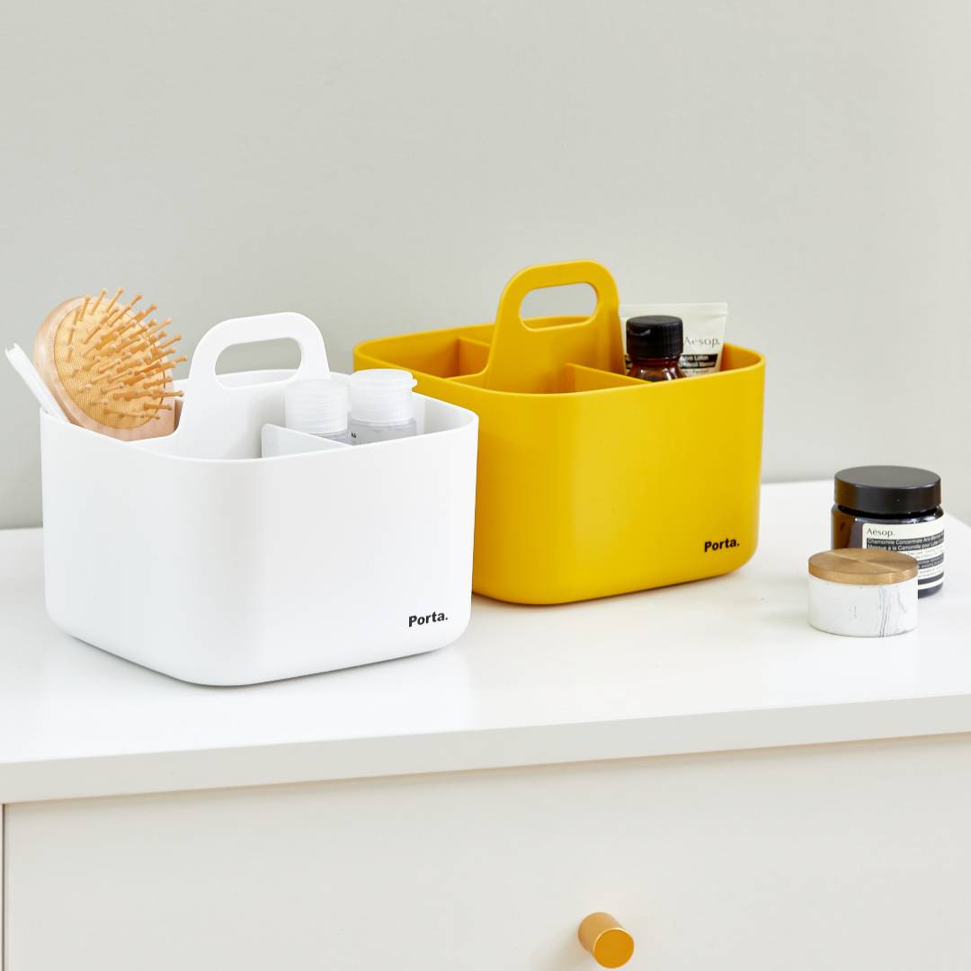 Litem | Portable | Stackable | Organizer | Yellow | Porta Vita | For Office  Home & Kitchen