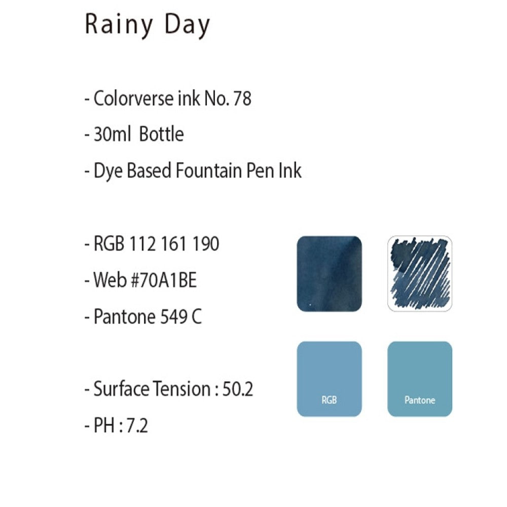 Colorverse | Joy | Ink Bottle | Ordinary Earth Edition Rainy Day | 30ml - penpencilink