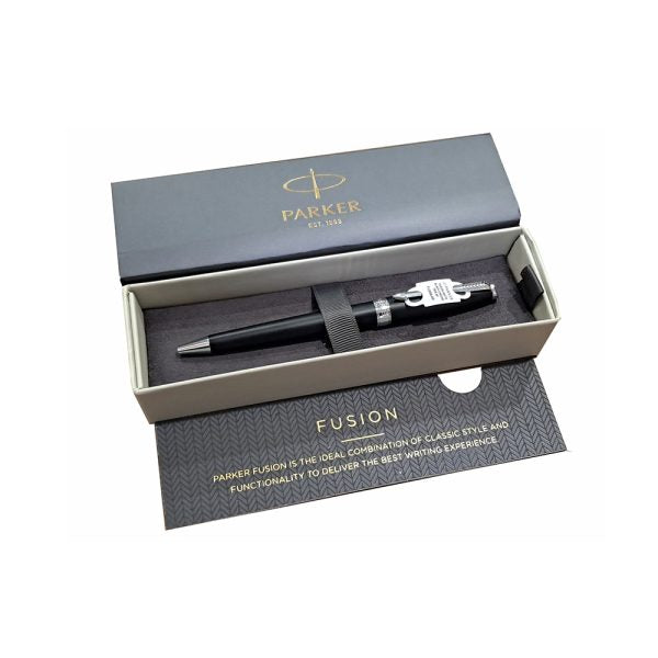 Parker Fusion Matte Black CT Ballpoint Pen